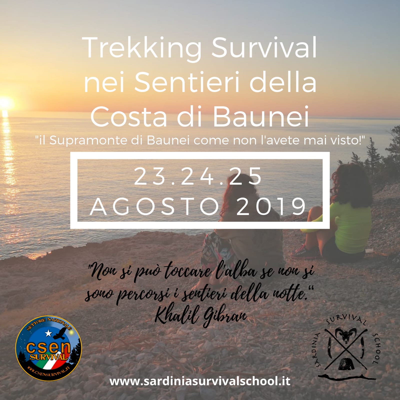 Trekking survival lungo i sentieri del Selvaggio Blu